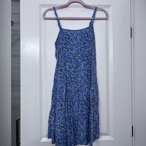 Old Navy Blue Floral Midi Dress